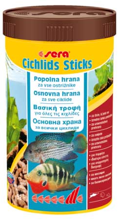 SERA Cichlids Sticks - Βασική τροφή για κιχλίδες σε στικς